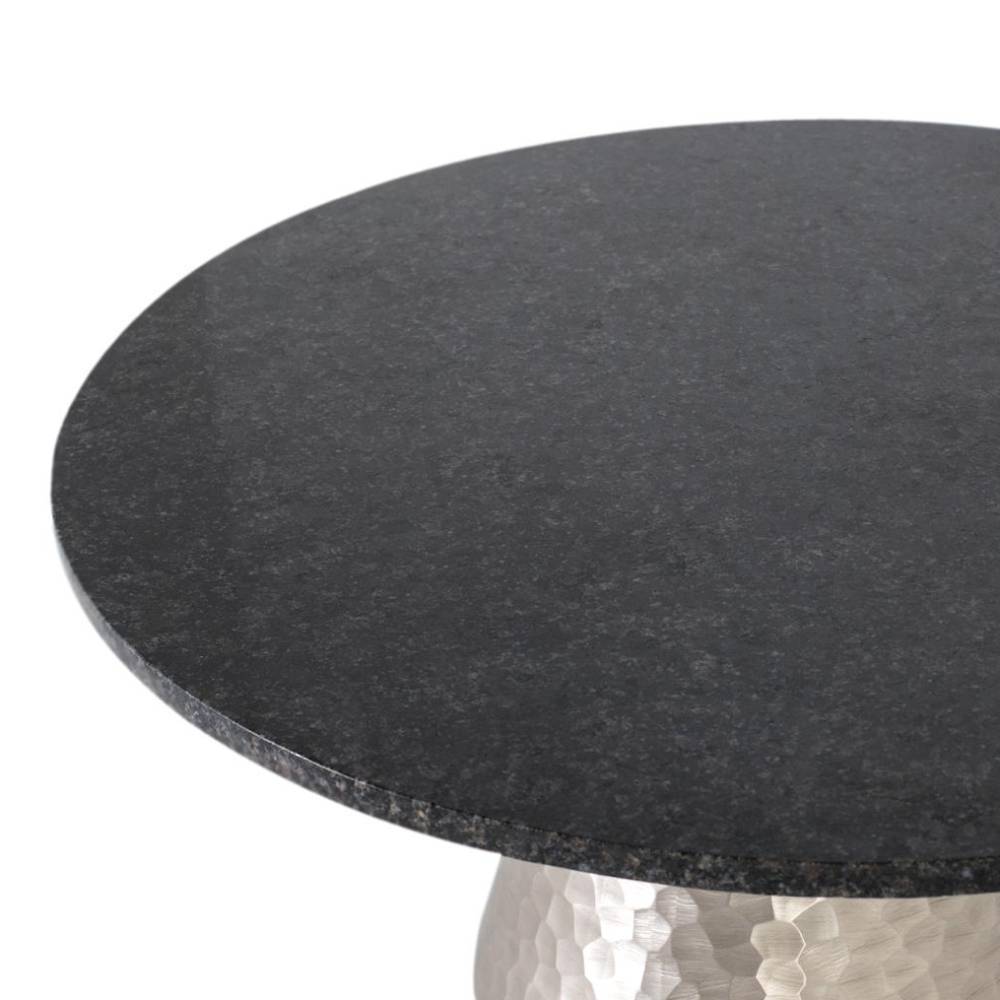 Design-Couchtisch aus Marmor in Schwarzgrau - Lylian