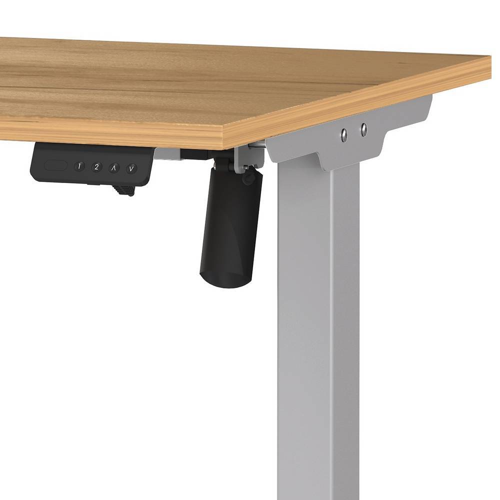 Schreibtisch mit Elektroverstellung in Eiche Dekor - Tadella