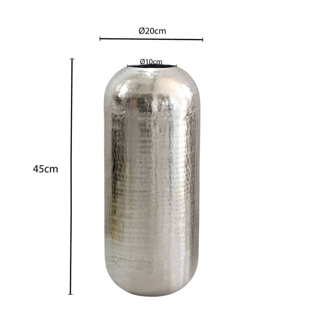 45cm hohe Vase aus Aluminium - Zashy