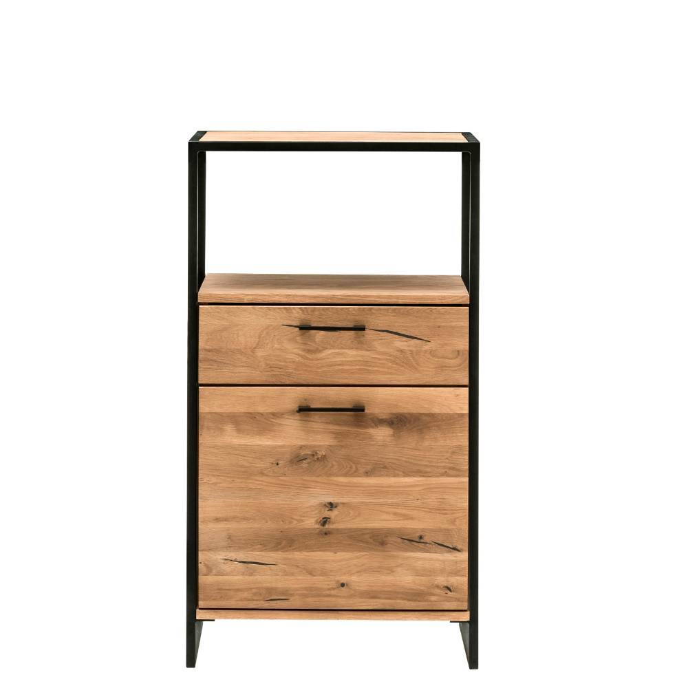 Industrial Highboard aus Wildeiche und Stahl - Ingbo