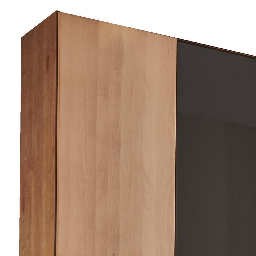6-türiger Schlafzimmerschrank mit Glas - Hung