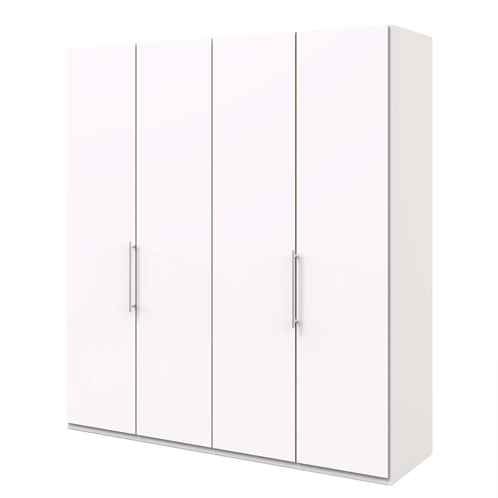 Weißer Schlafzimmer Kleiderschrank mit Falttüren - Donpiave