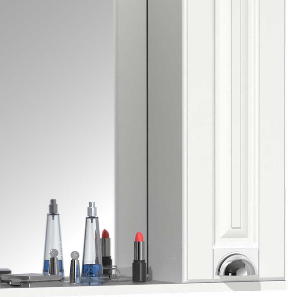 Extravaganter Bad Spiegelschrank in Weiß - Akira