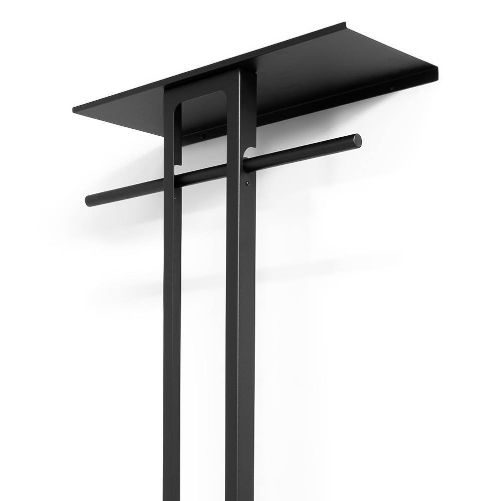 Hängegarderobe in Schwarz Stahl - Filmaco