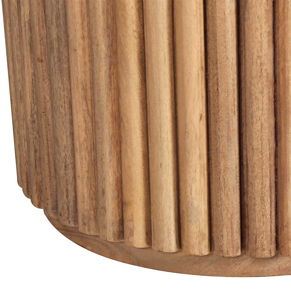 Ovaler Esszimmertisch aus Mangobaum Holz - Rosalia