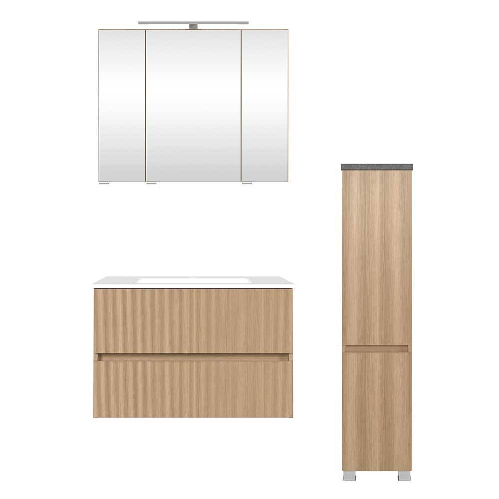 Badezimmermöbel Set modern - Leitha (dreiteilig)