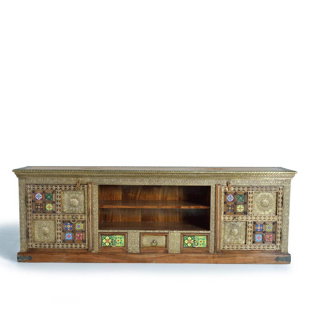 Boho Design-TV-Board - üppig verziert - Cardos