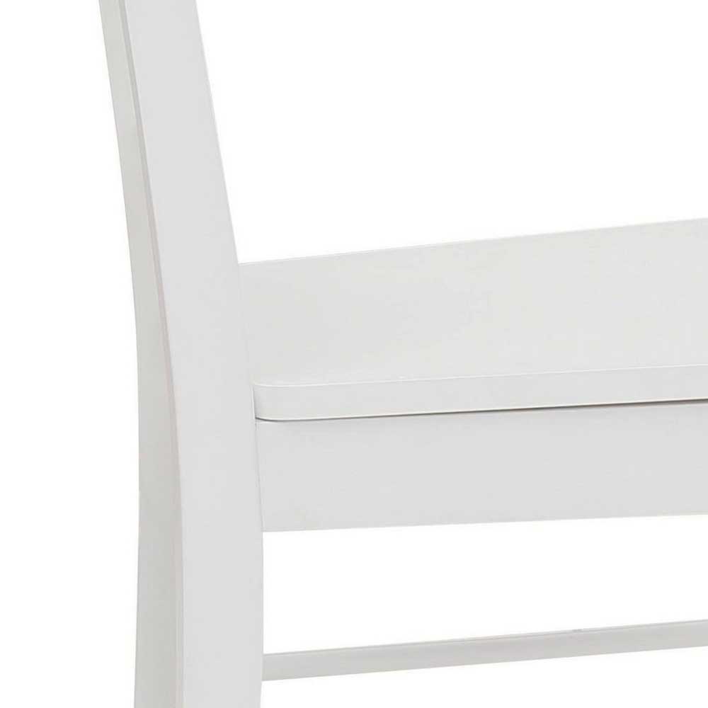 Weißer Stuhl im Landhaus Look - Adaira (2er Set)