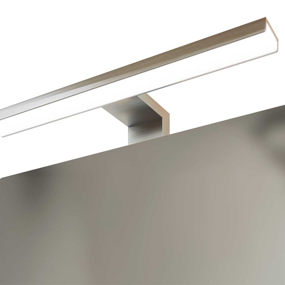 Bad 3-türiger Spiegelschrank mit LED Licht - Livendas