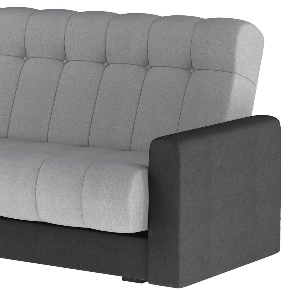 Federkern Klappcouch mit Bettkasten - Lajos