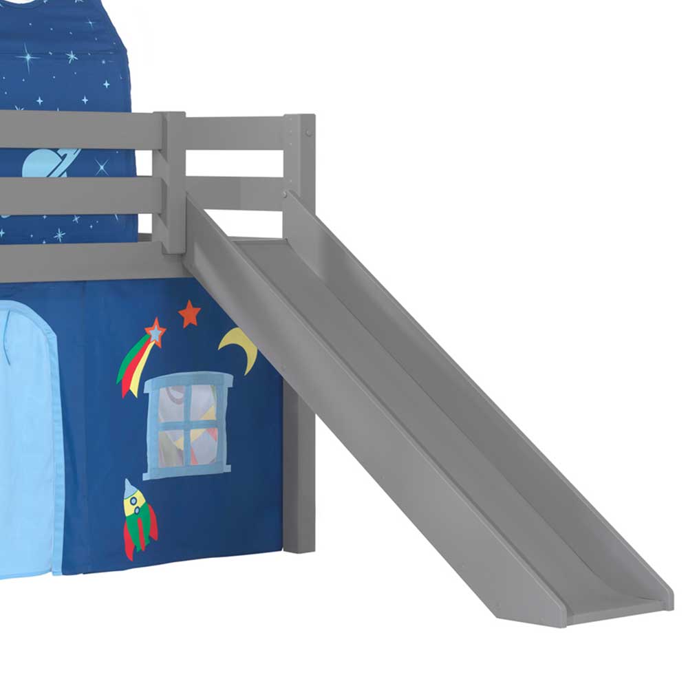 Kinder-Abenteuerbett mit Rutsche Weltraum - Vallino