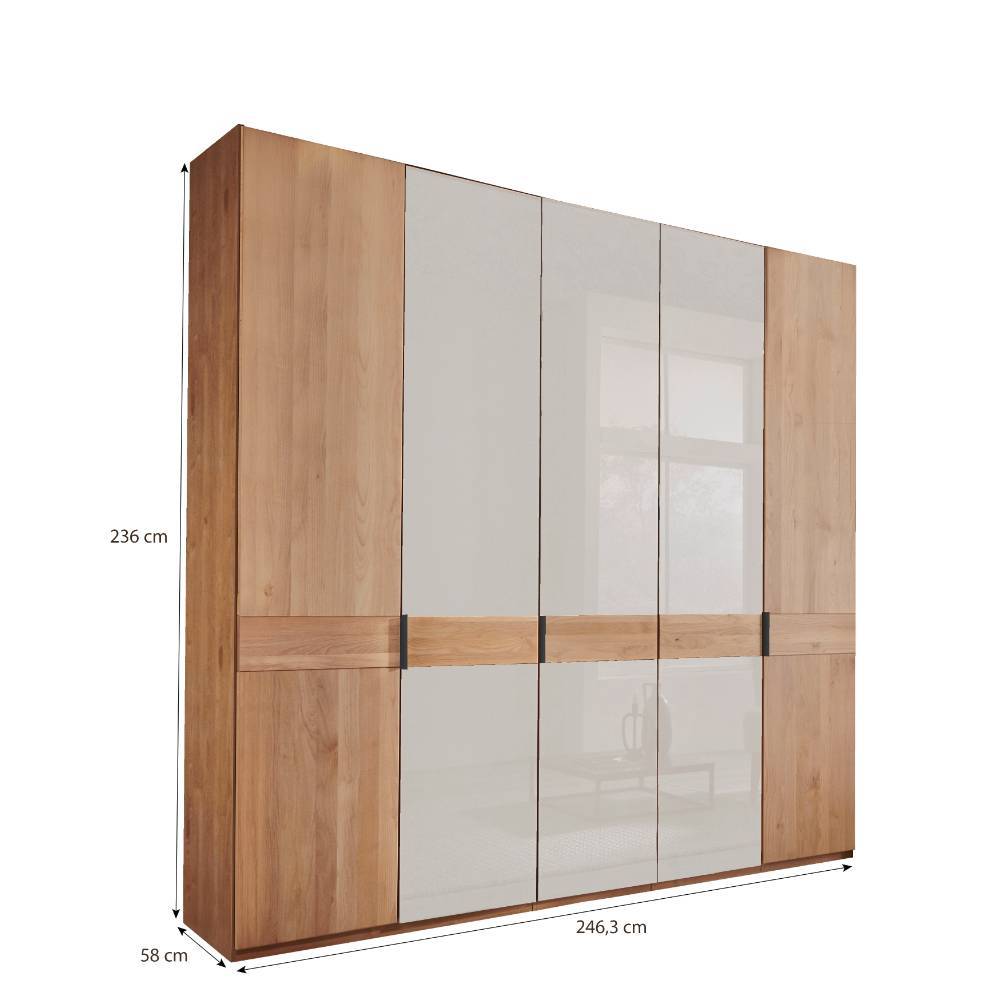 Drehtüren-Kleiderschrank mit fünf Türen - Dilacco