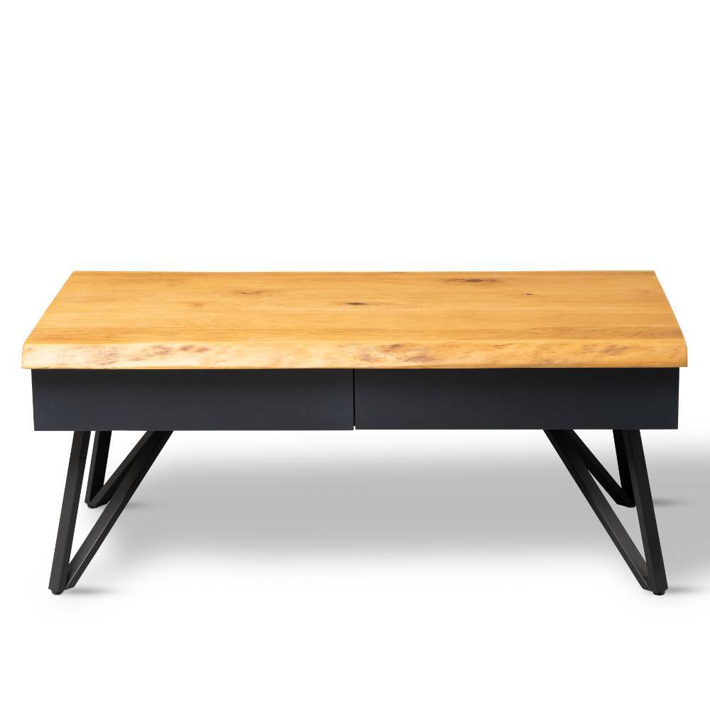 Couchtisch aus Wildeiche Massivholz - Fiolpedo