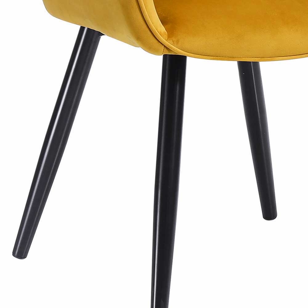 Hairpin Legs Tisch & Bank plus 4 Stühle - Yordyn (sechsteilig)