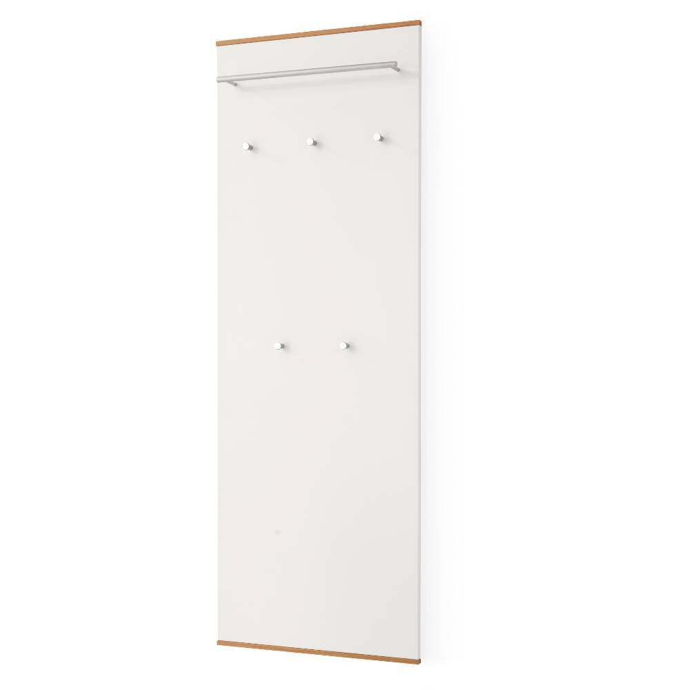 Hängende Garderobe mit Stange und fünf Haken - Didesco