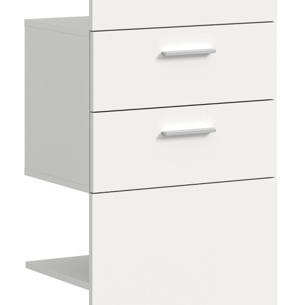 Standgarderobe mit zwei Schubladen - Jarne