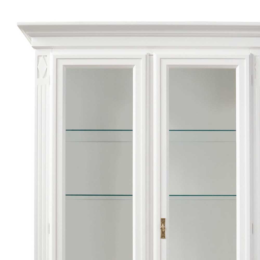 Vitrinenschrank in Weiß - Eli