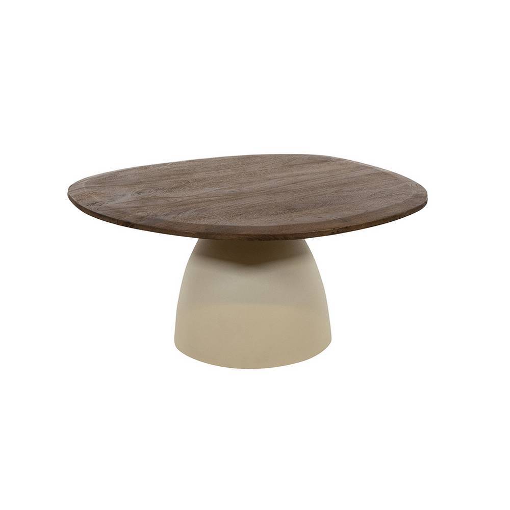 Design-Couchtisch aus Mangoholz Braun - Placonia