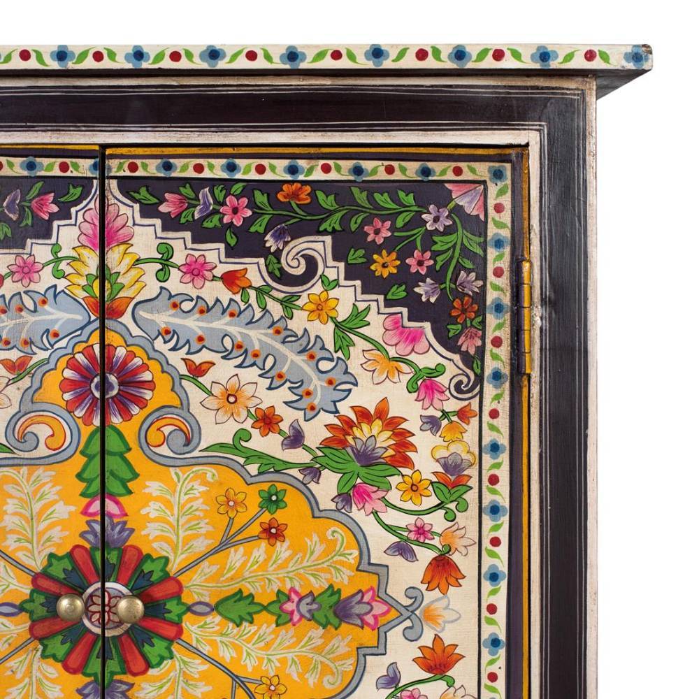 Boho Kommode - folkloristisch bemalt - Huricondra