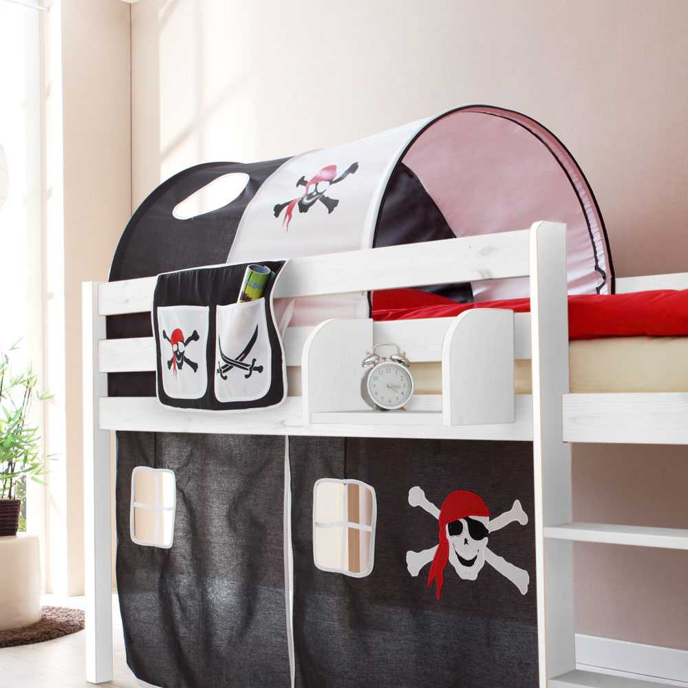 Kinderhochbett Badetta im Piraten Design