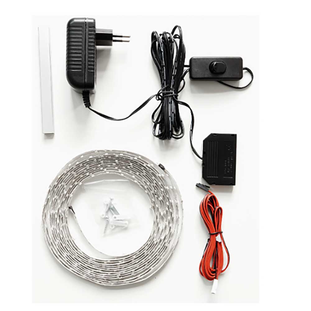 TV Lowboard & Vitrine & Wandboard Set - Apulco (dreiteilig)