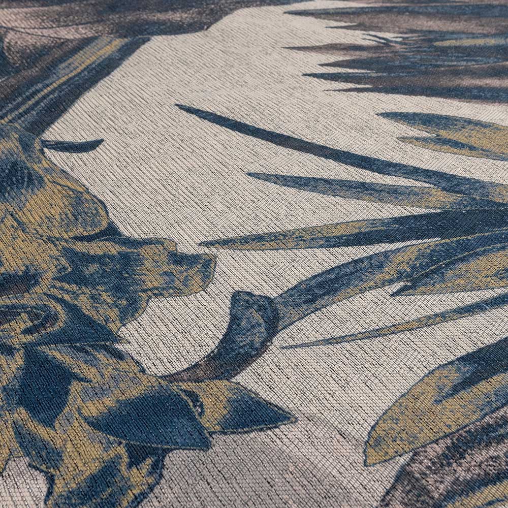 Japandi Teppich mit floralem Motiv - Zita