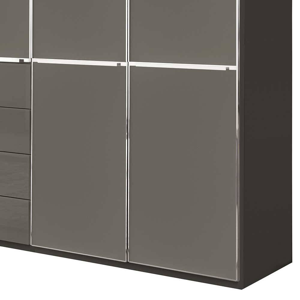 8-türiger Schlafzimmerschrank 394 cm breit - Madita