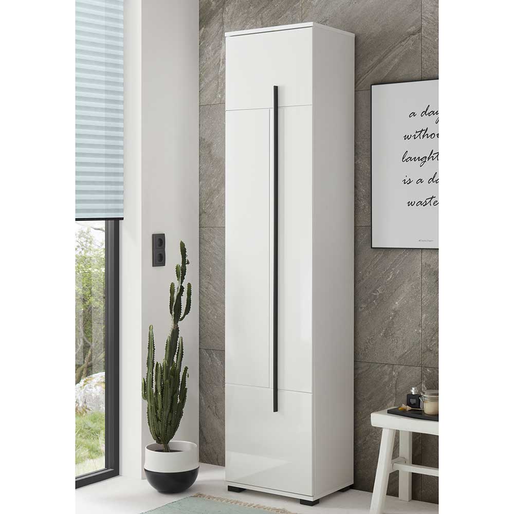 1-türiger Badezimmerschrank mit 200 cm Höhe - Ingmesan