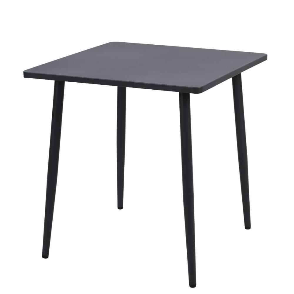 Quadratischer Gartentisch in Anthrazit - Saladino