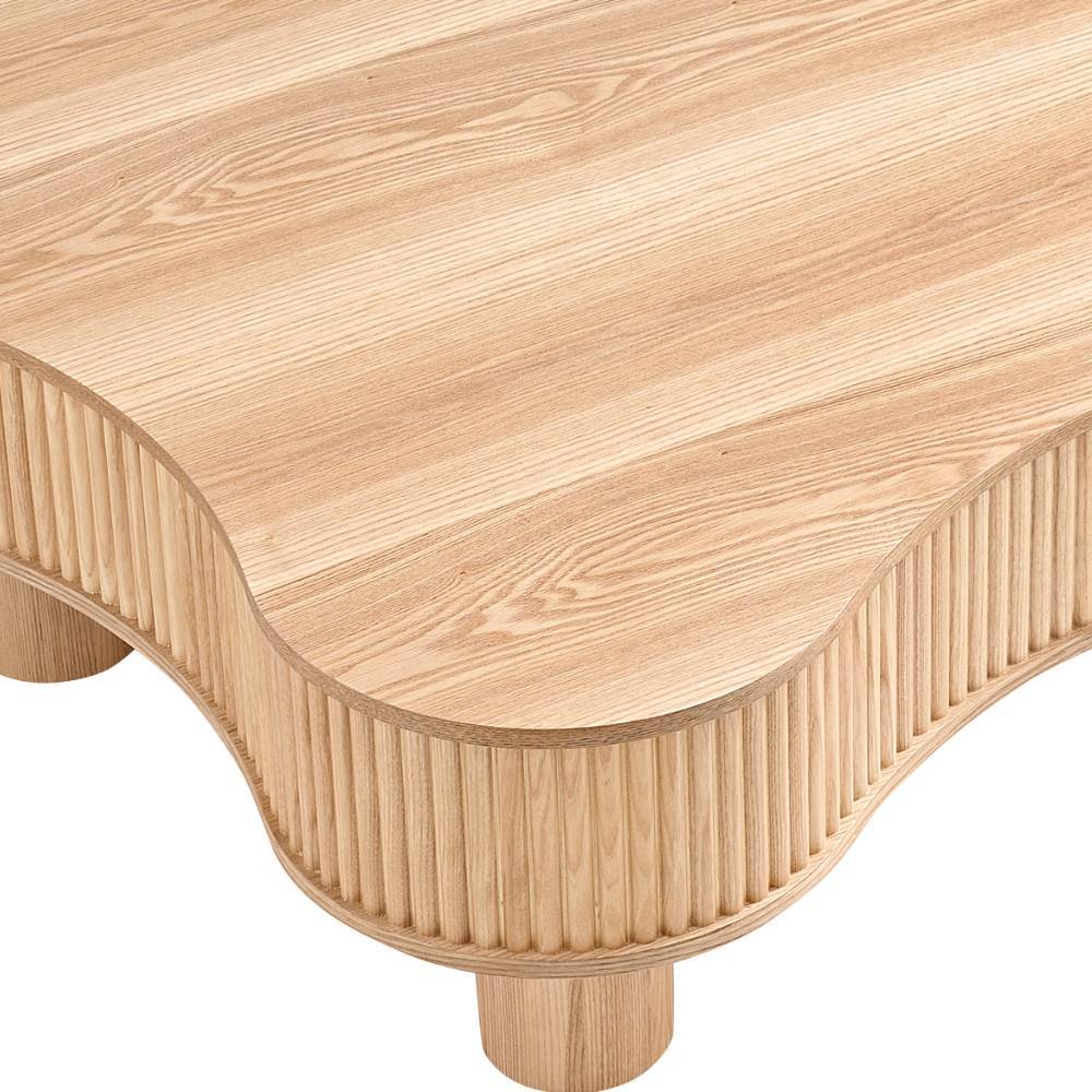 Design-Sofatisch in Esche Natur Furnier - Olcian