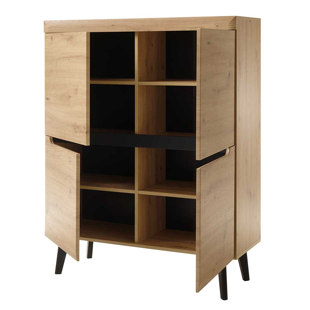 107x134x40 Skandi Highboard 4-türig - Olcian