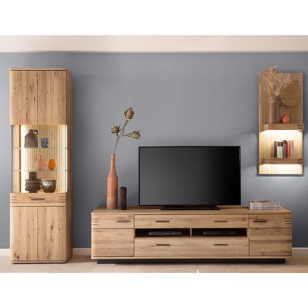 TV Anbauwand Möbel Kombination - Crupean (dreiteilig)