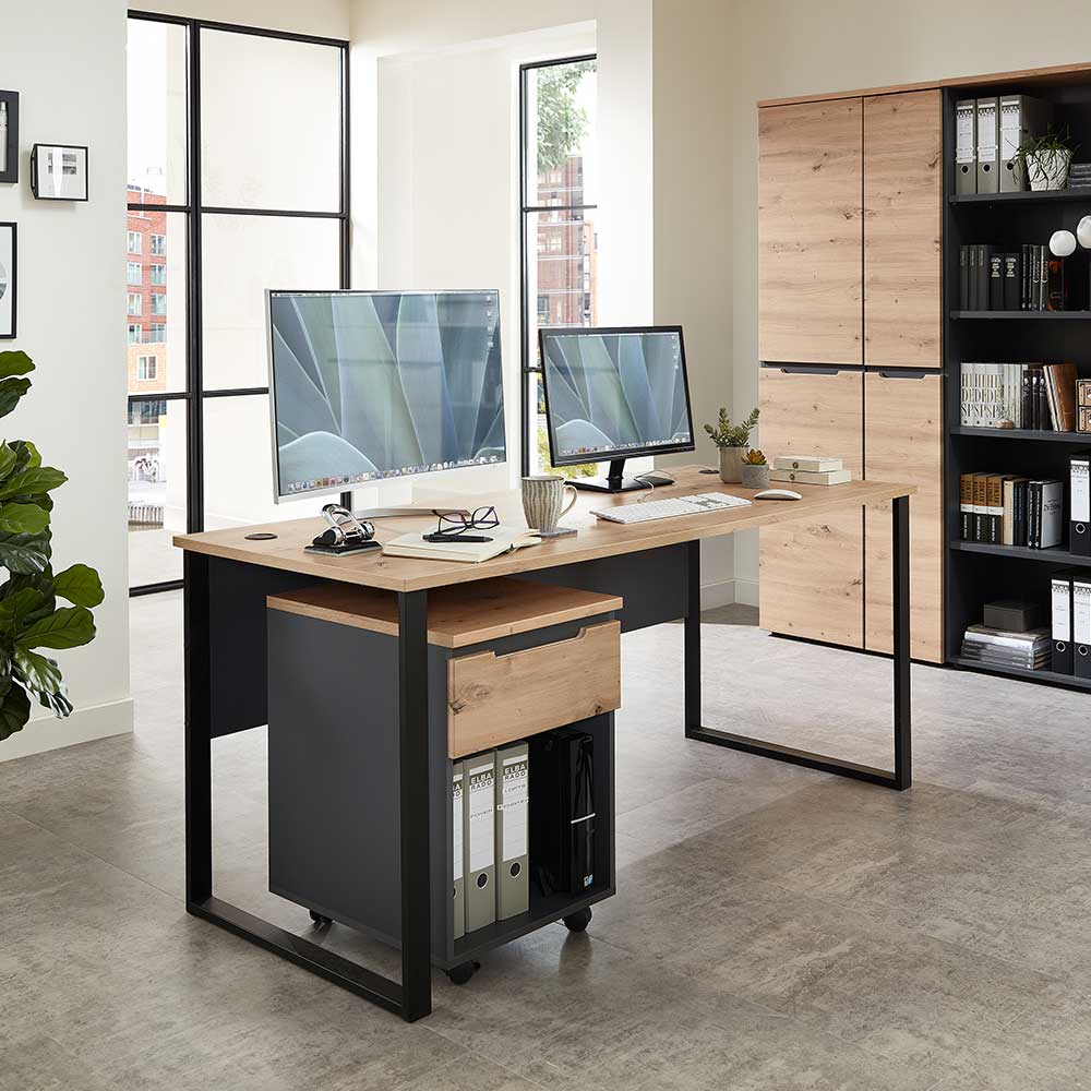 Office Schreibtisch mit Kabeldurchlass - Kuetra