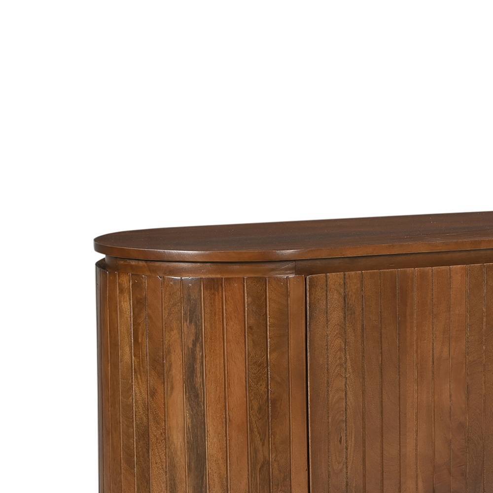 Retro Design TV Lowboard aus Mangoholz - Galadira