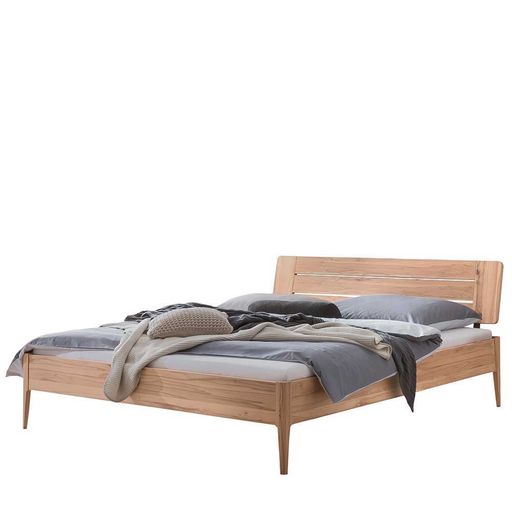 Elegantes Doppelbett aus Wildbuche - Seletana
