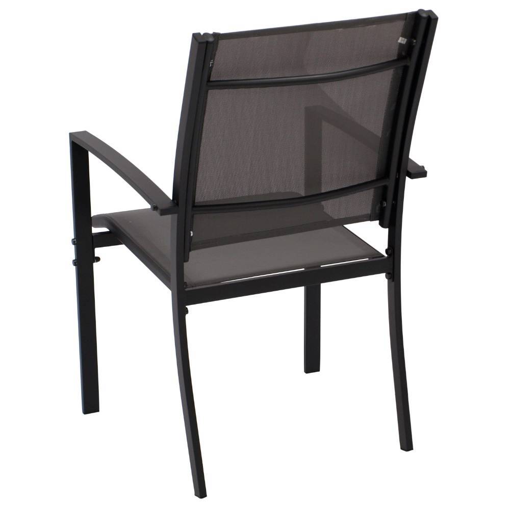Outdoor-Armlehnenstühle in Grau - Landl (4er Set)
