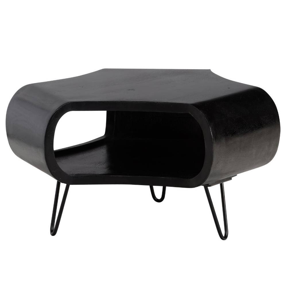 Design-Couchtisch in Schwarz - Bergi