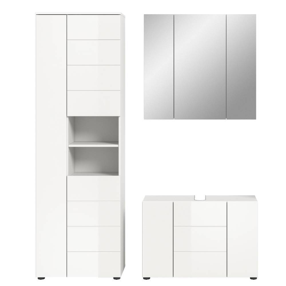 142 cm Badblock Möbel Set - Vitablos (dreiteilig)