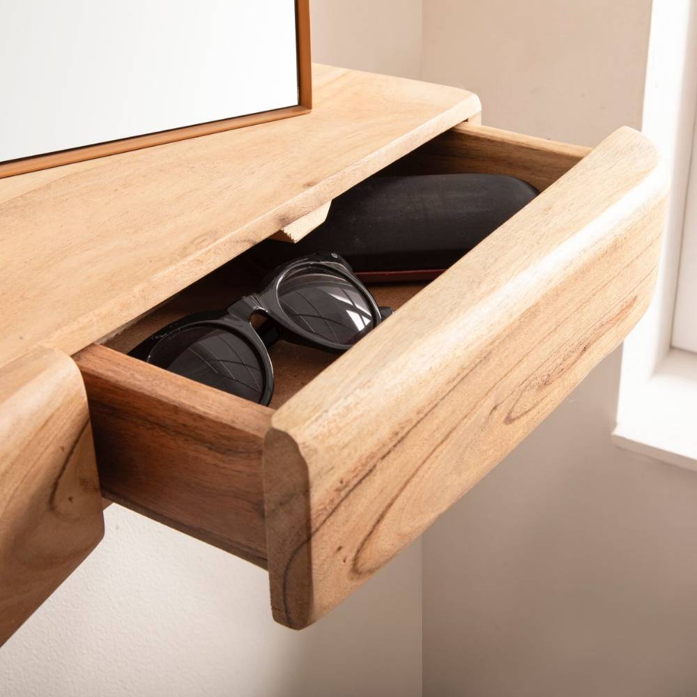 Wandkonsole mit Schubladen 100 cm breit - Temuco