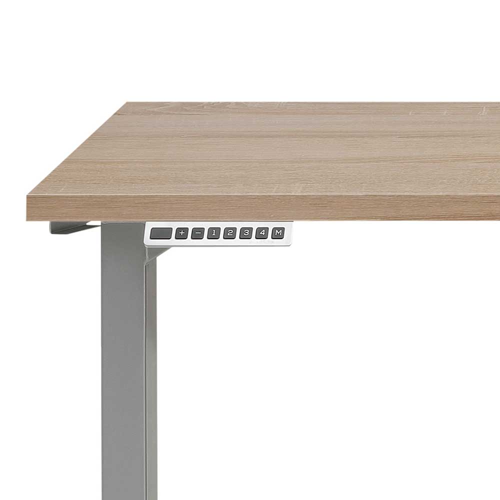 Höhenverstellbarer Schreibtisch mit Stauraum - Cisnus