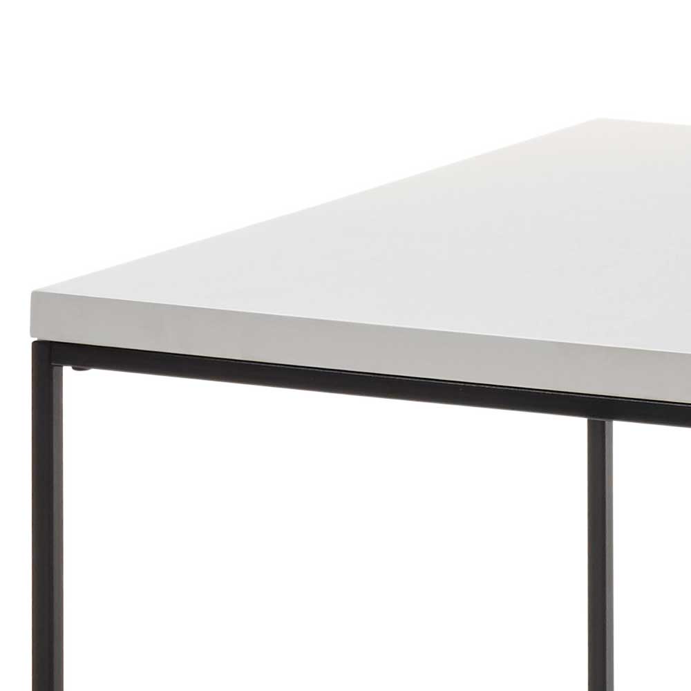 Couchtiscgh in Weiß Schwarz - Hortenza