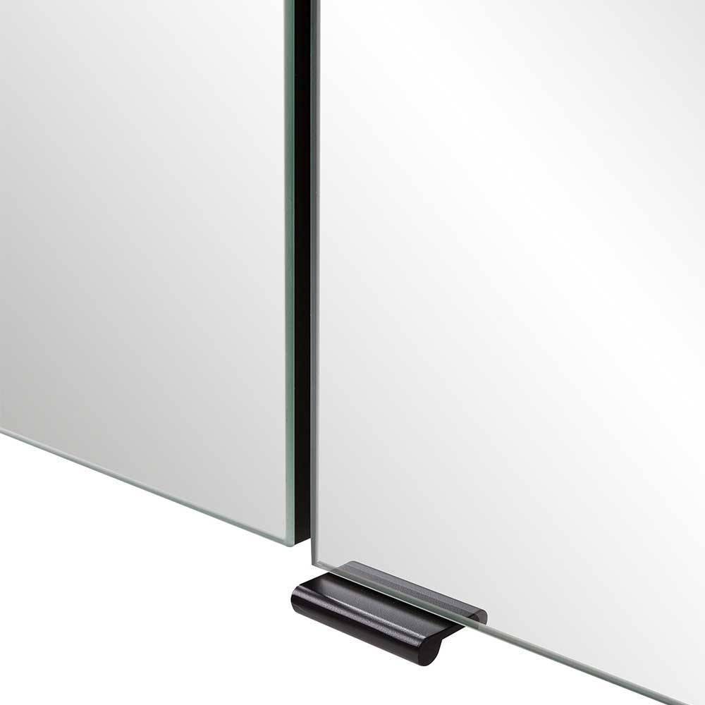 3-türiger Spiegelschrank mit 120 cm Breite - Crystoga