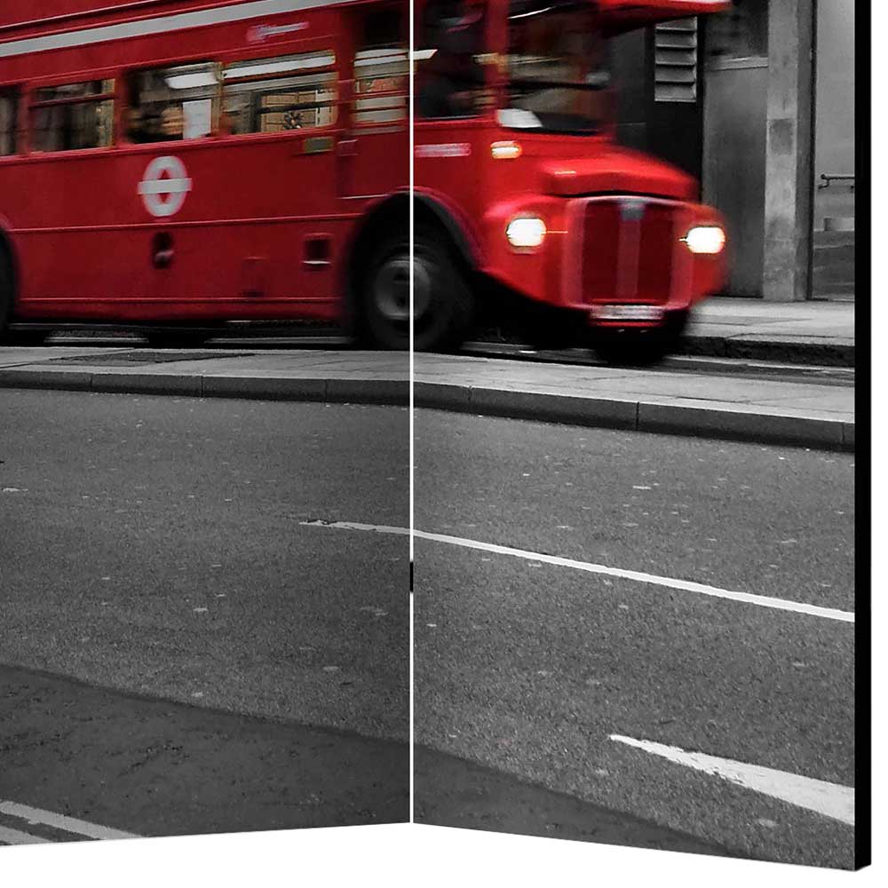 Fotodruck Paravent London Telefonzelle Bus - Lioscas