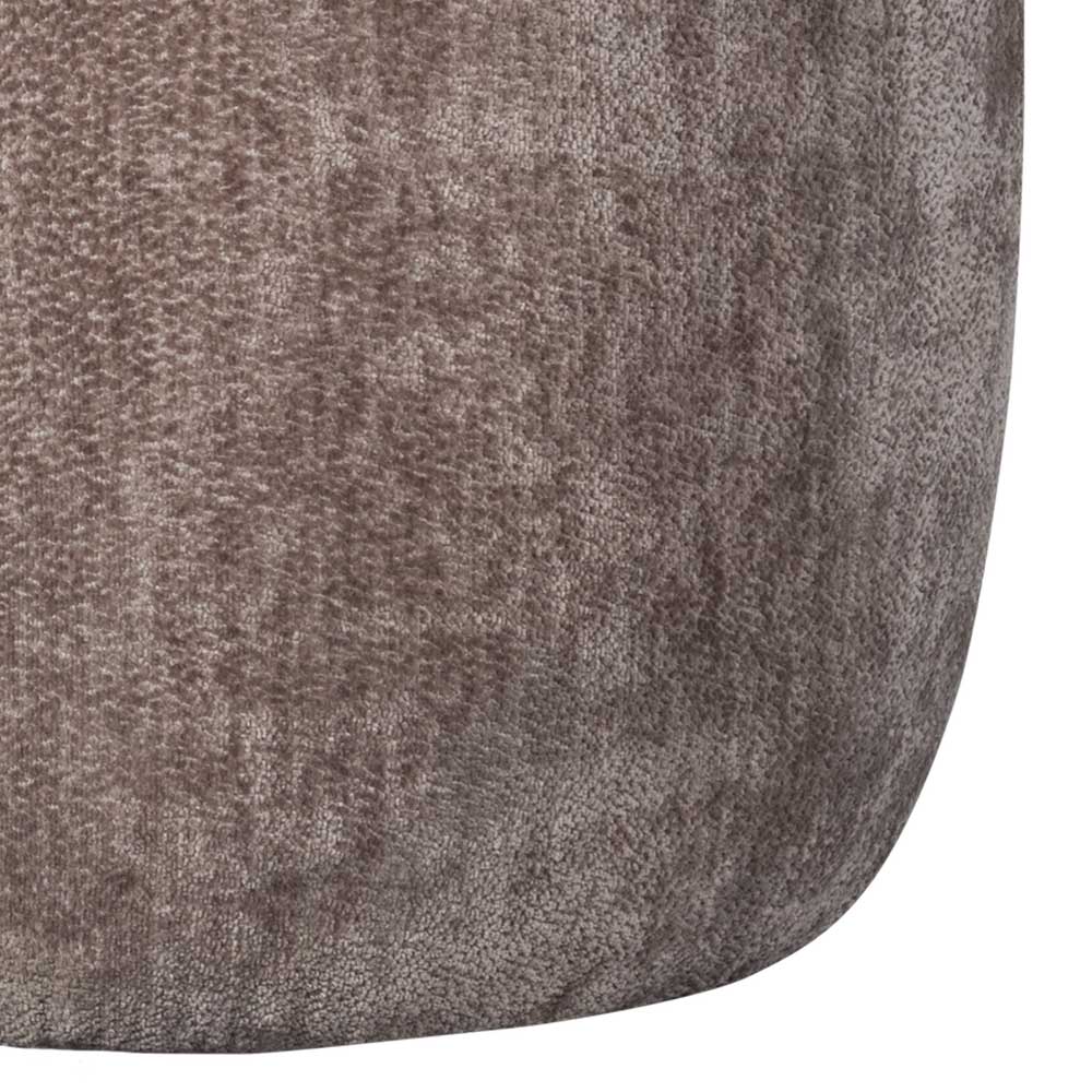 Couchhocker in Taupe Chenille - Fridelia