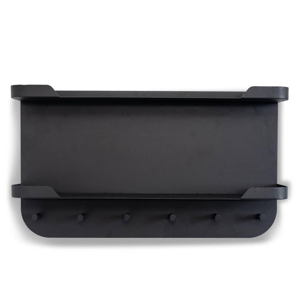 Wandgarderobe aus schwarzem Metall - Kalis