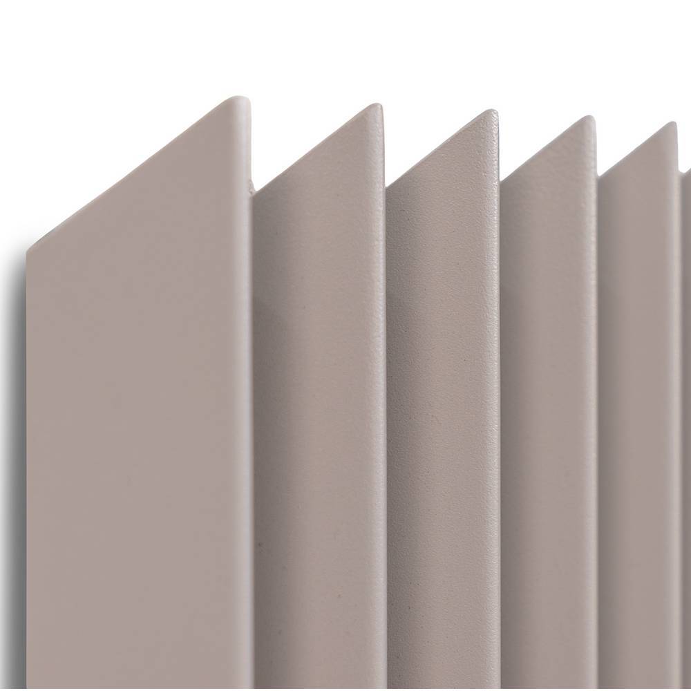 Design-Hängegarderobe in Taupe Stahl - Arjas