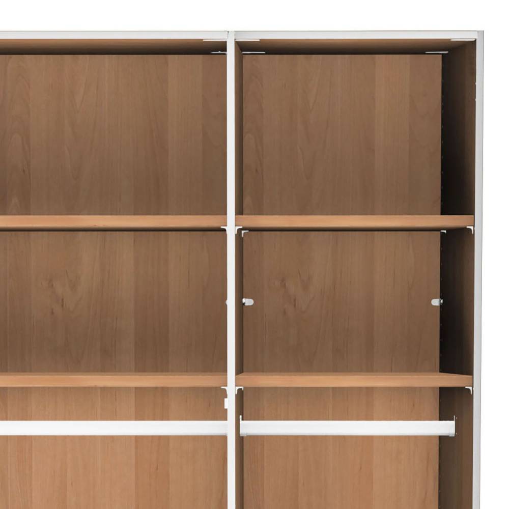 Erlefarbener Schlafzimmer-Kleiderschrank 3-türig - Murray