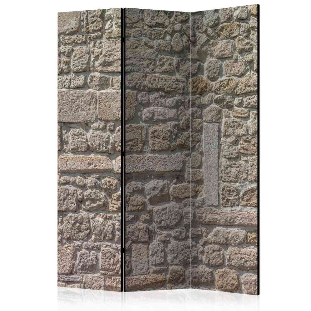 Klappbarer Paravent Sandstein Mauer - Florynn