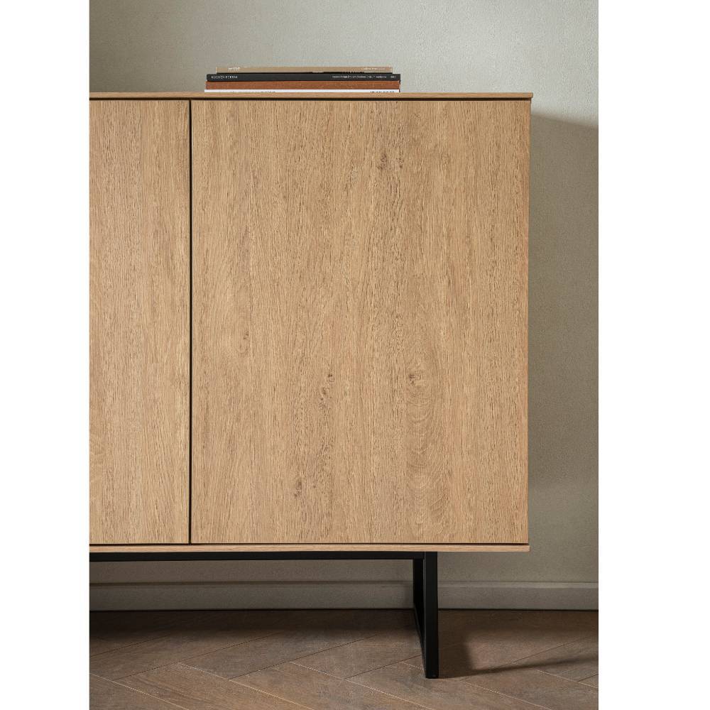 3-türiges Sideboard in Eiche Stone - Jaskin