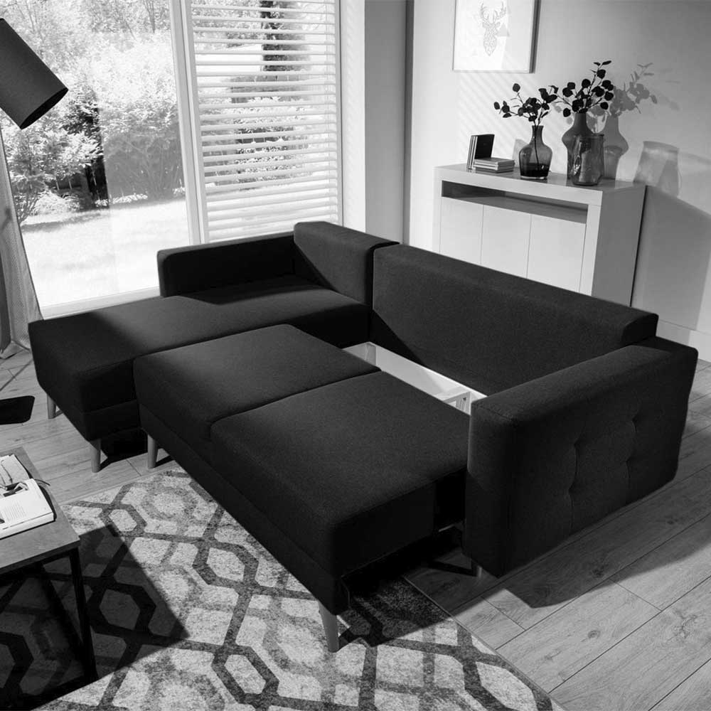 Wohnzimmer Funktionsecke in Dunkelblau - Mauritius